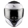 CASQUE MT HELMETS ATOM 2 SV SOLID GLOSS WHITE