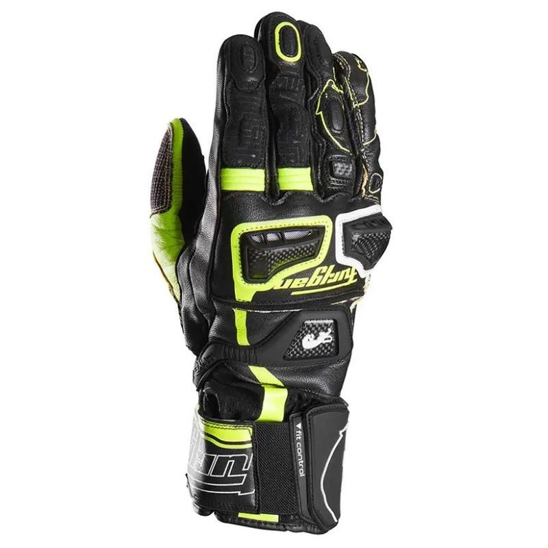 GANTS FURYGAN STYG2.0X KEVLAR NOIR JAUNE FLUO BLANC