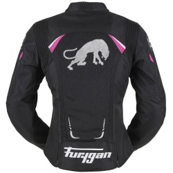 BLOUSON FURYGAN KIARA VENTED NOIR ROSE