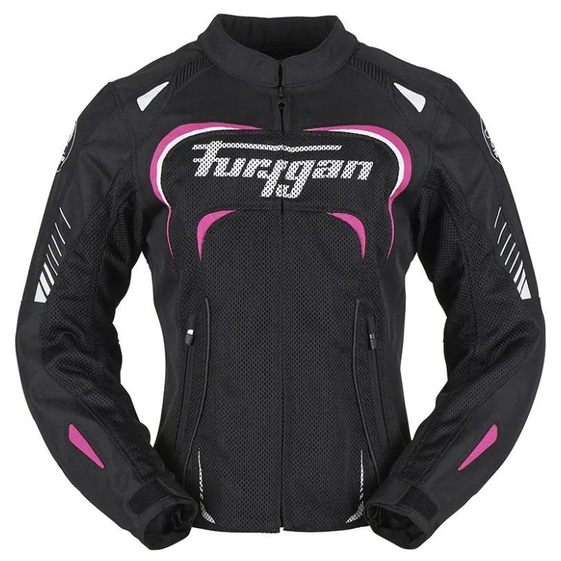 BLOUSON FURYGAN KIARA VENTED NOIR ROSE