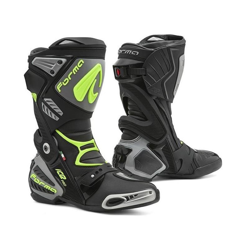 BOTTES FORMA ICE PRO NOIR GRIS JAUNE FLUO