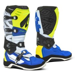 BOTTES FORMA PILOT JAUNE FLUO BLANC BLEU