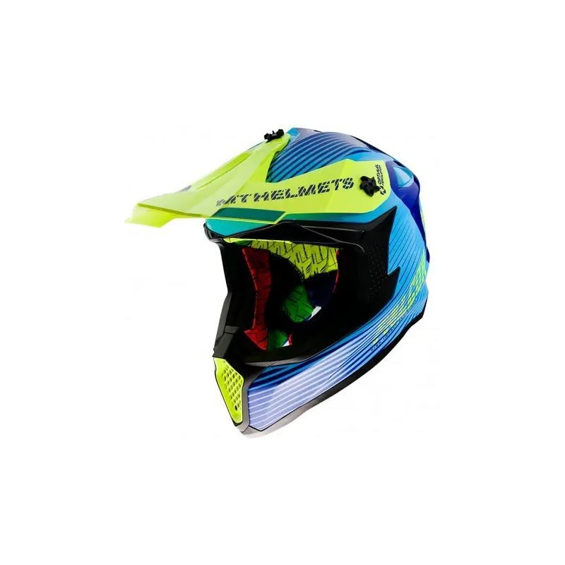 CASQUE MT FALCON SYSTEM C3 JAUNE FLUO