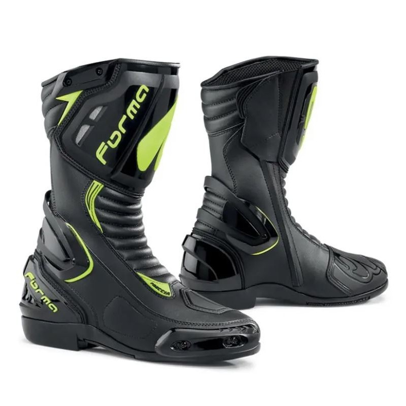 BOTTES FORMA FRECCIA NOIR JAUNE FLUO