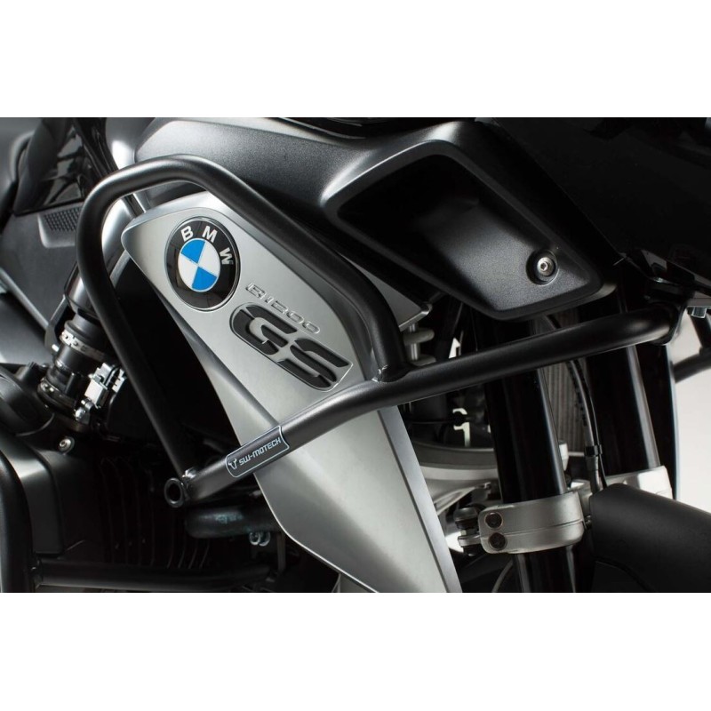 UPPER CRASH BAR BLACK BMW R1200 GS (13-16) SW-MOTECH