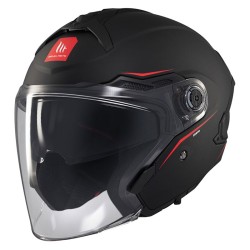 CASQUE MT HELMETS COSMO SV SOLID NOIR MAT A1