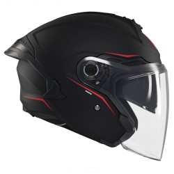 CASQUE MT HELMETS COSMO SV SOLID NOIR MAT A1