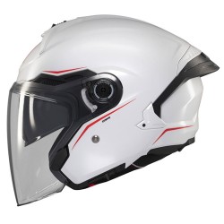 CASQUE MT HELMETS COSMO SV SOLID GLOSS WHITE A0