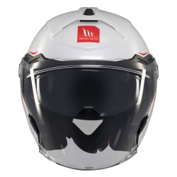 CASQUE MT HELMETS COSMO SV SOLID GLOSS WHITE A0