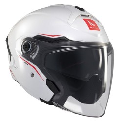 CASQUE MT HELMETS COSMO SV SOLID GLOSS WHITE A0