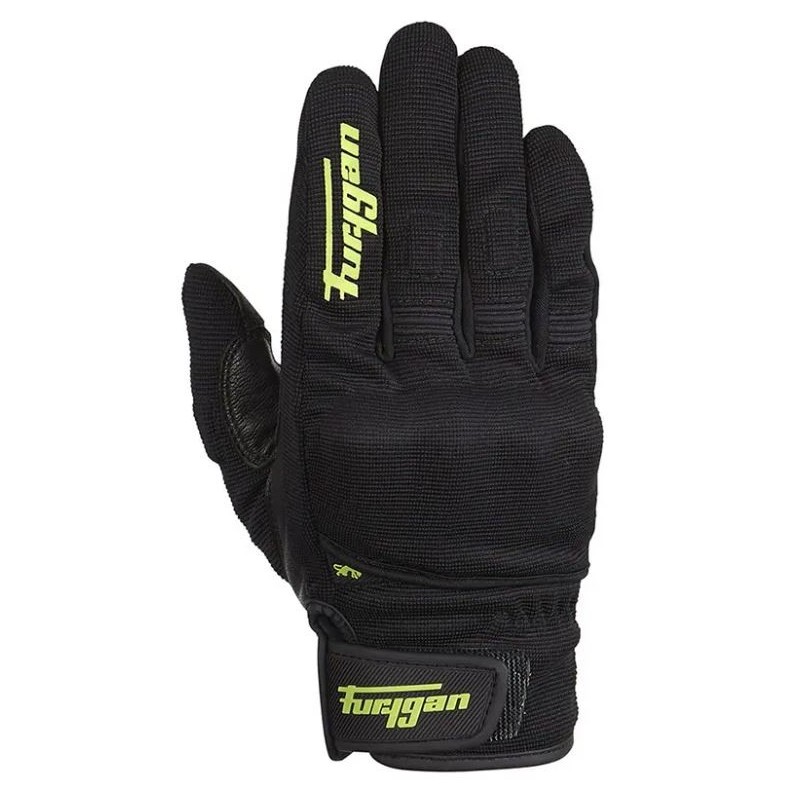 GANTS FURYGAN JET D3O NOIR / VERT FLUO