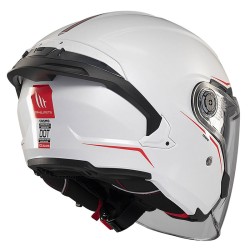 CASQUE MT HELMETS COSMO SV SOLID GLOSS WHITE A0