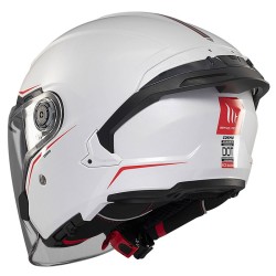 CASQUE MT HELMETS COSMO SV SOLID GLOSS WHITE A0