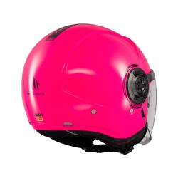 CASQUE MT HELMETS VIALE SV SOLID FLUOR PINK GLOSS A8
