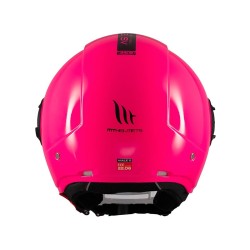 CASQUE MT HELMETS VIALE SV SOLID FLUOR PINK GLOSS A8