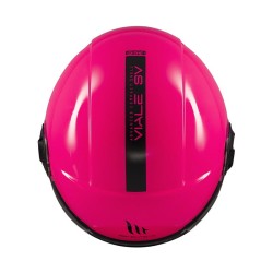 CASQUE MT HELMETS VIALE SV SOLID FLUOR PINK GLOSS A8