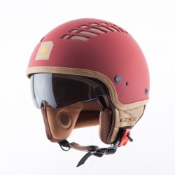 CASQUE MT COSMO RUBBER RED