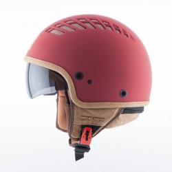 CASQUE MT COSMO RUBBER RED